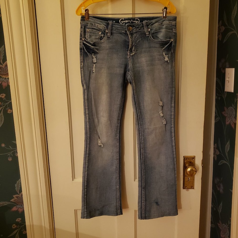 Project Indigo Rhinestone Embellished Jeans - Picture 2 of 15